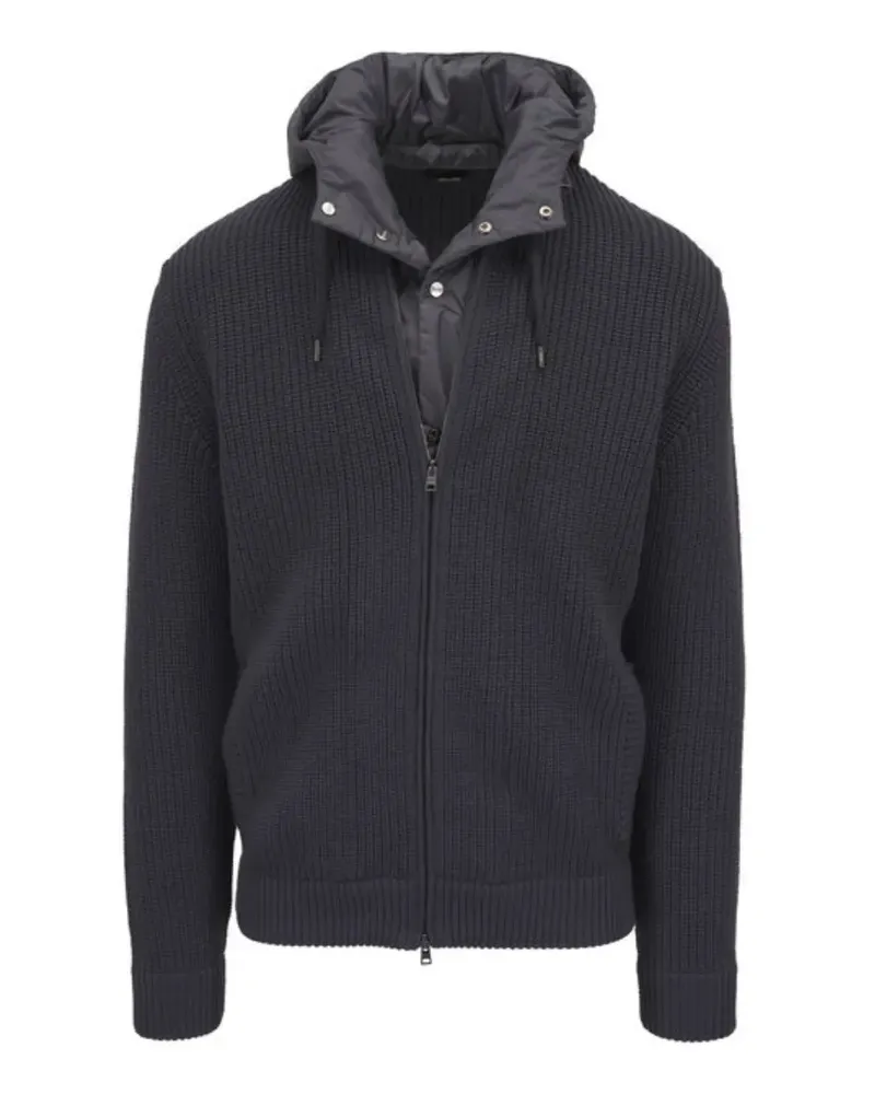 Herno ribbed wool jacket - Grau Grau