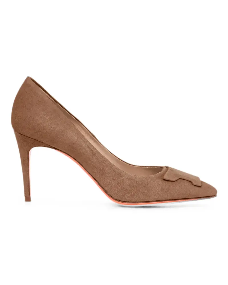 Santoni Spitze Sibille Pumps - Braun Braun