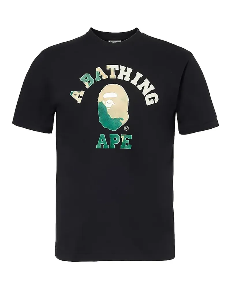 BAPE T-Shirt mit Batikmuster - Schwarz Schwarz