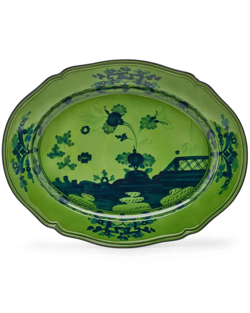 Ginori 1735 Oriente Italiano Porzellanteller (30cm) - Grün Grün