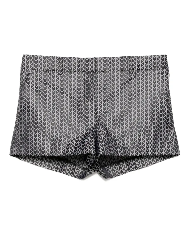 Michael Kors Kurze MK2000 Shorts mit Jacquard-Logo - Schwarz Schwarz