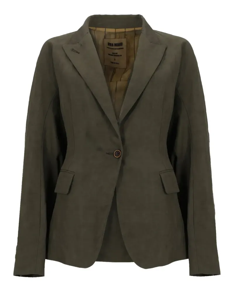 Uma Wang single-breasted blazer - Grün Grün