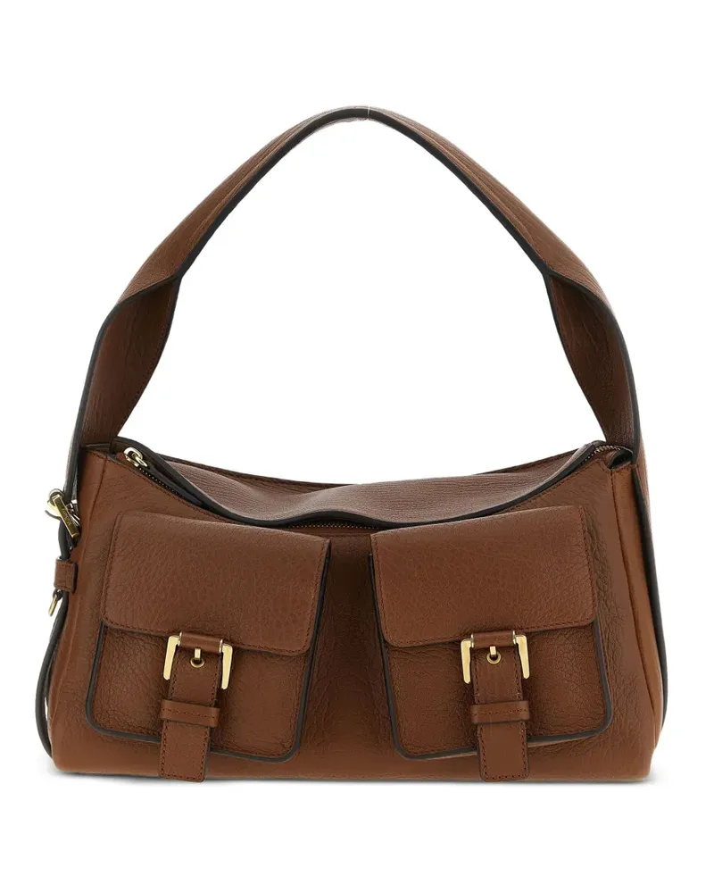 Mulberry Maggie Schultertasche - Braun Braun