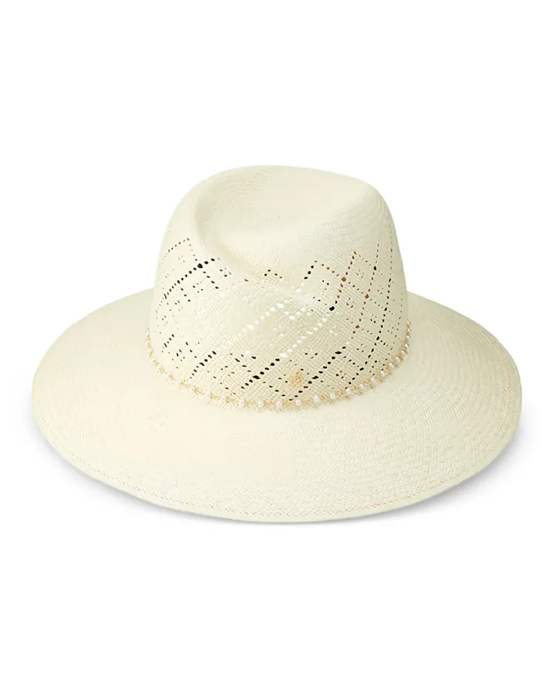 Maison Michel Virginie Hut mit Lochmuster - Nude Nude