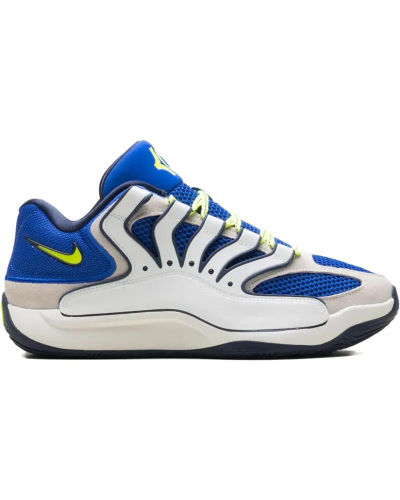 Nike KD 18 Hyper Royal/Neon Yellow Sail Sneakers - Weiß Weiß