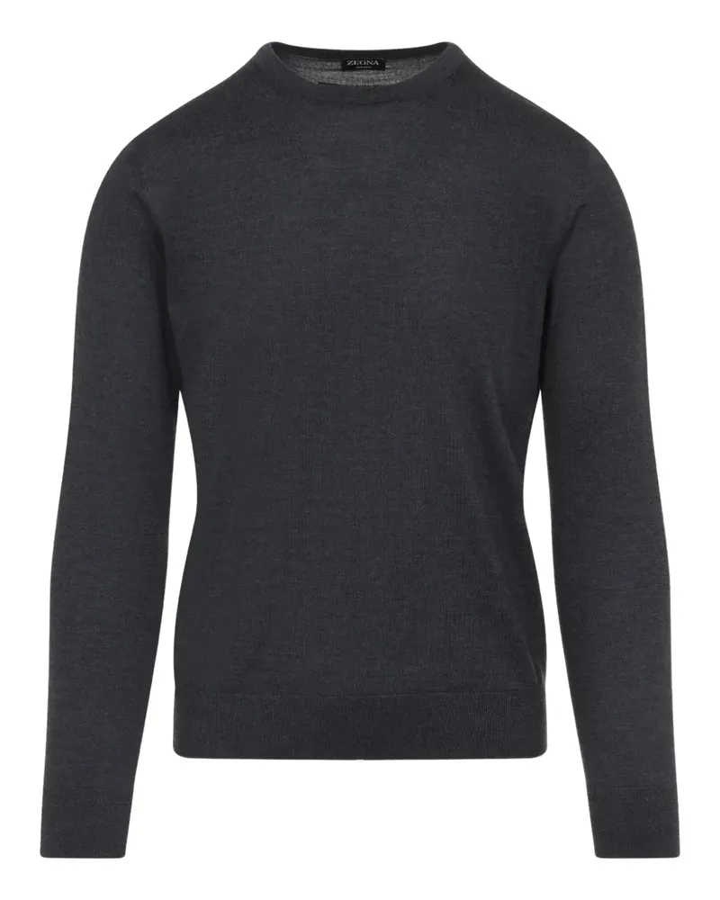 Ermenegildo Zegna Kaschmirpullover mit rundem Ausschnitt - Grau Grau
