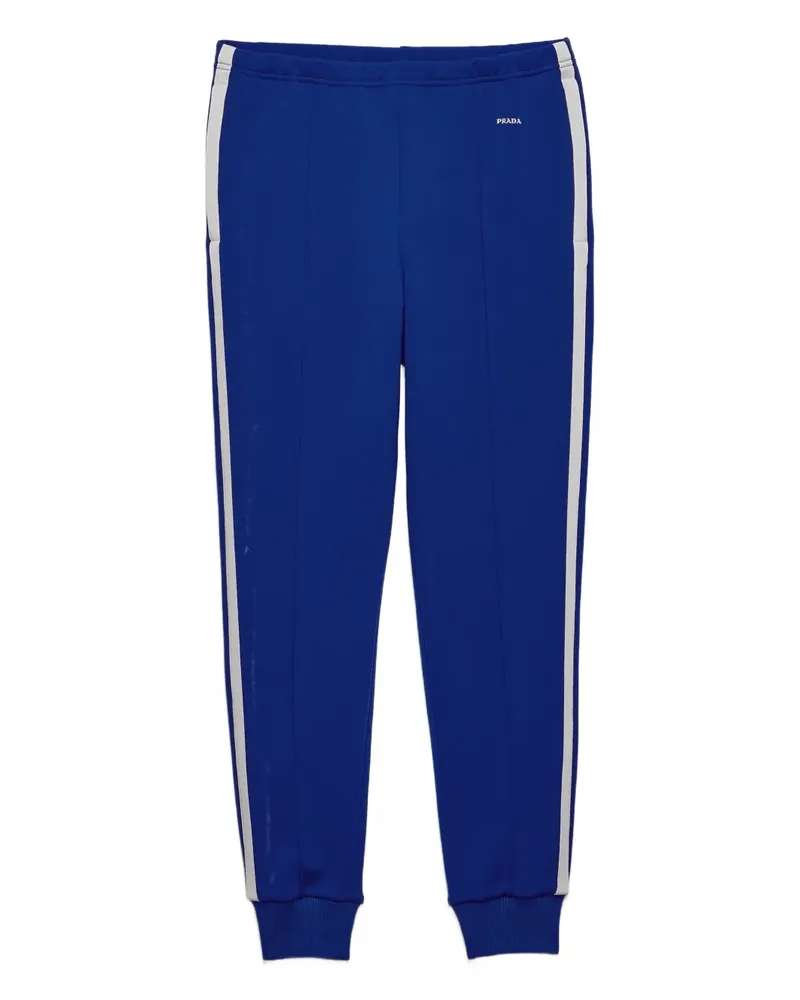 Prada Jogginghose mit Streifendetail - Blau Blau