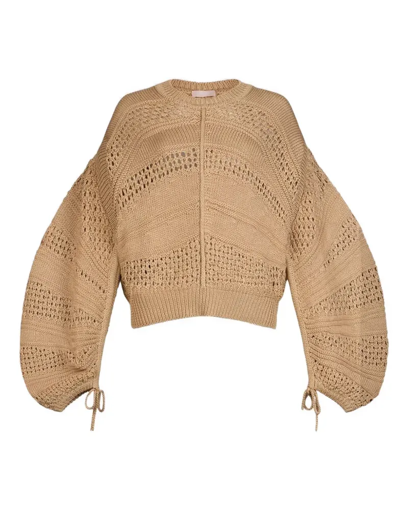 Liu Jo Pullover in Häkeloptik - Nude Nude