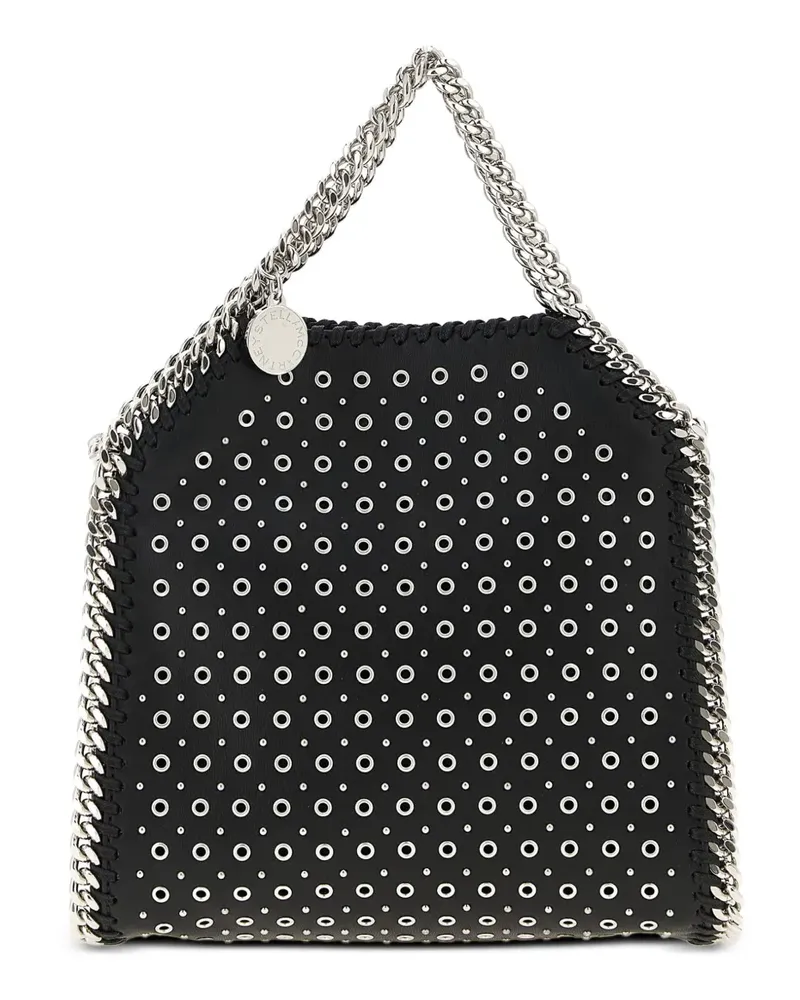 Stella McCartney Tiny Falabella Tote Bag mit Nieten - Schwarz Schwarz