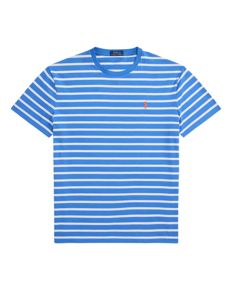 Ralph Lauren Gestreiftes T-Shirt - Blau Blau