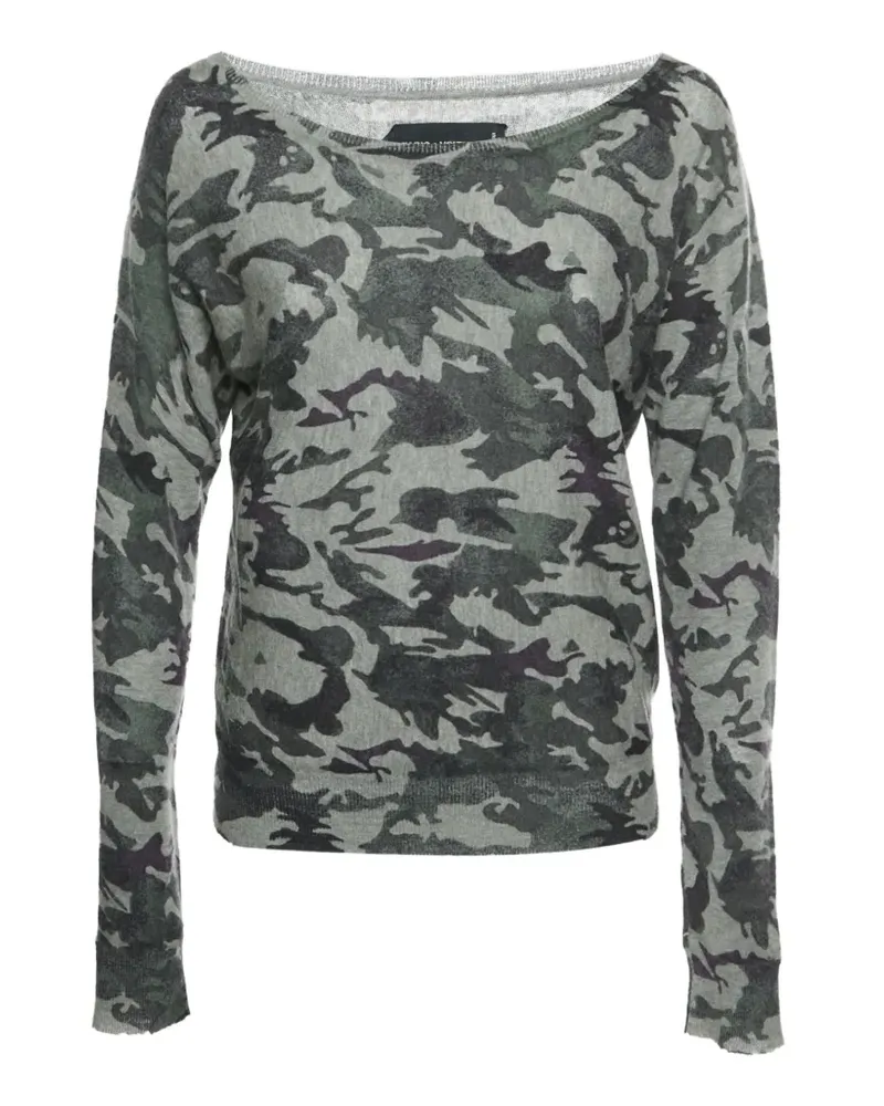 Zadig & Voltaire Kaschmirpullover mit Camouflage-Print - Grau Grau
