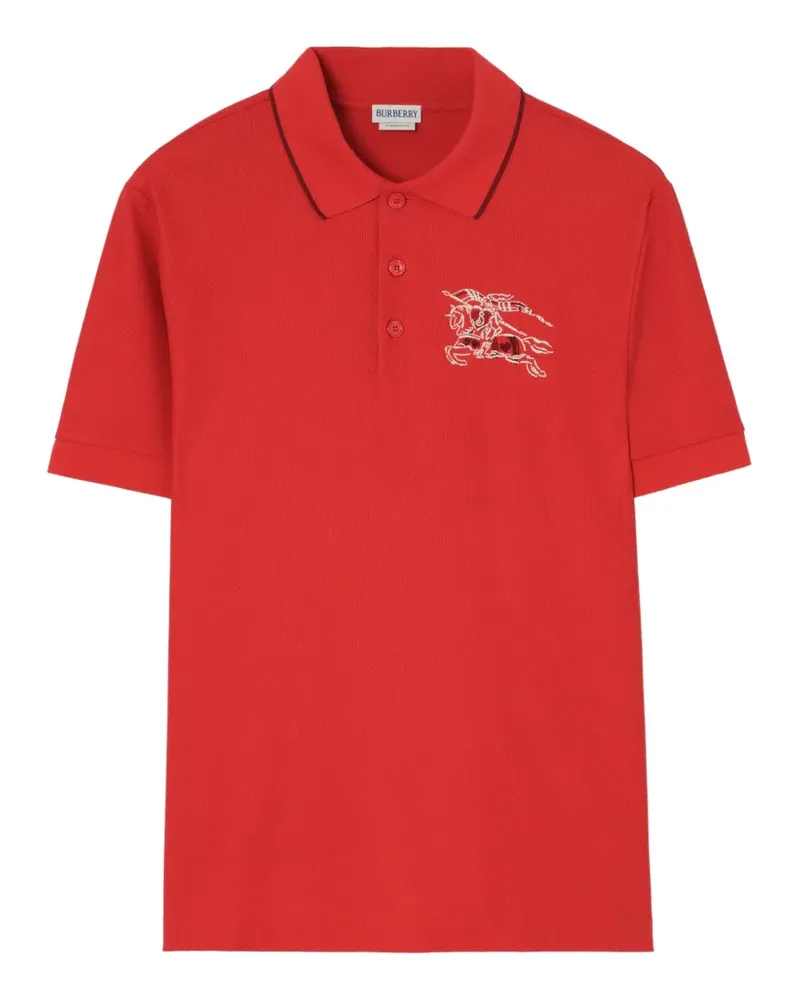 Burberry Heart Knight cotton polo shirt - Rot Rot