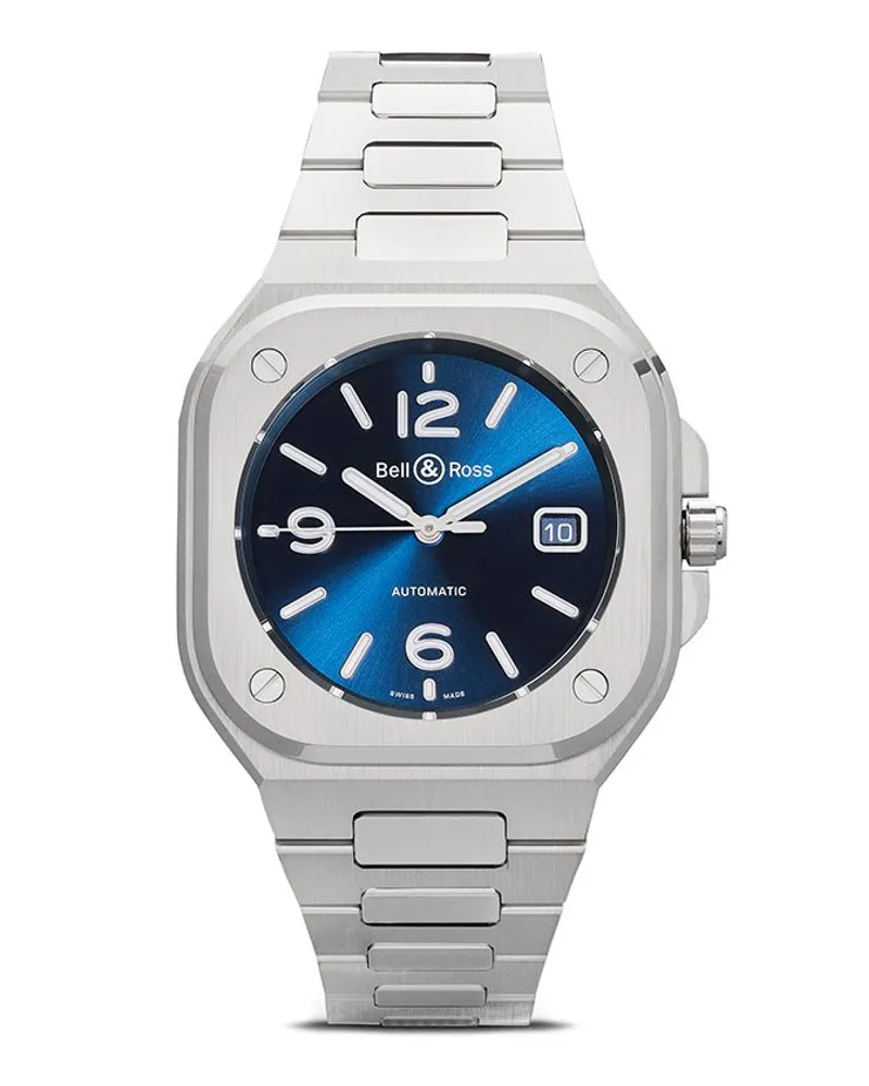 Bell & Ross BR 05 Blue Steel 40mm - Blau Blau