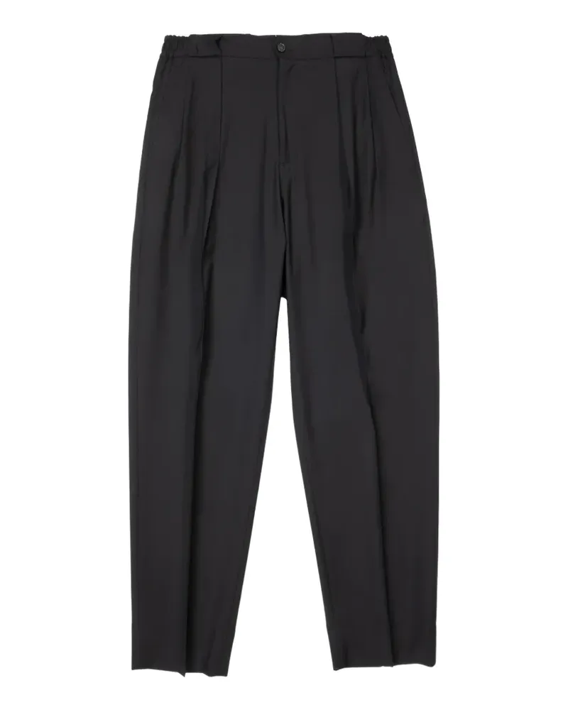 Briglia 1949 elasticated pleated trousers - Schwarz Schwarz