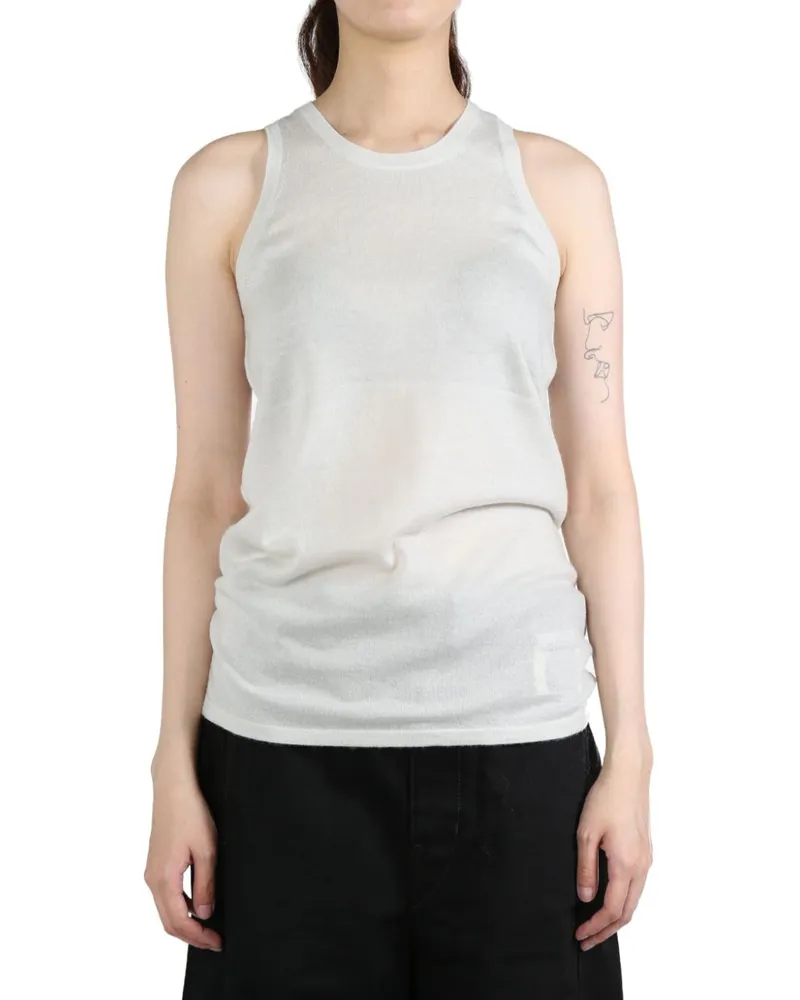 Frenckenberger Tanktop aus Kaschmir - Nude Nude