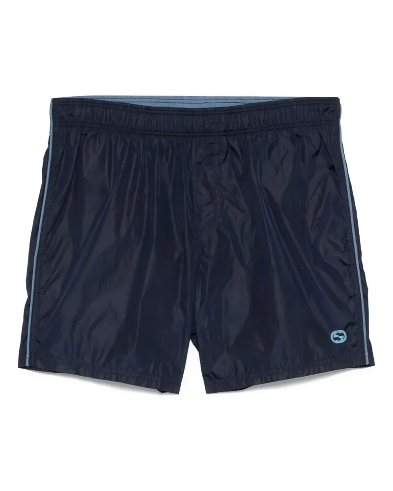 Gucci Badeshorts mit GG - Blau Blau