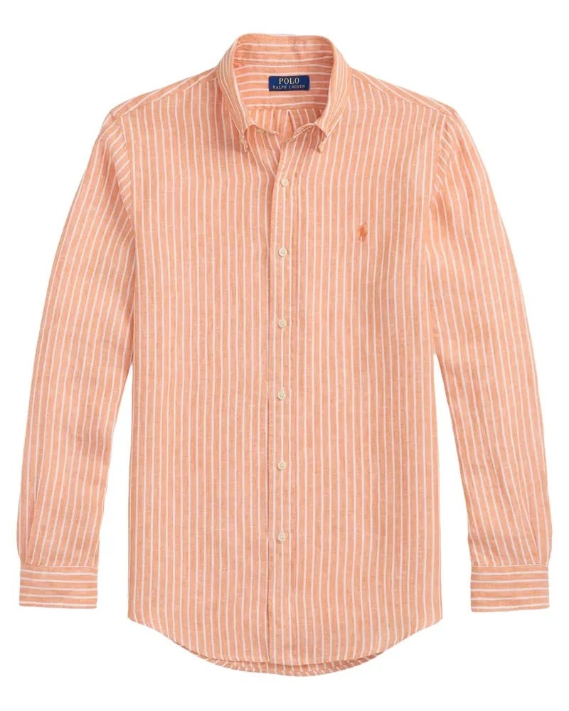 Ralph Lauren Hemd aus Leinen - Orange Orange