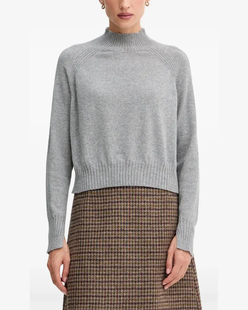 Twin-Set high-neck wool sweater - Grau Grau