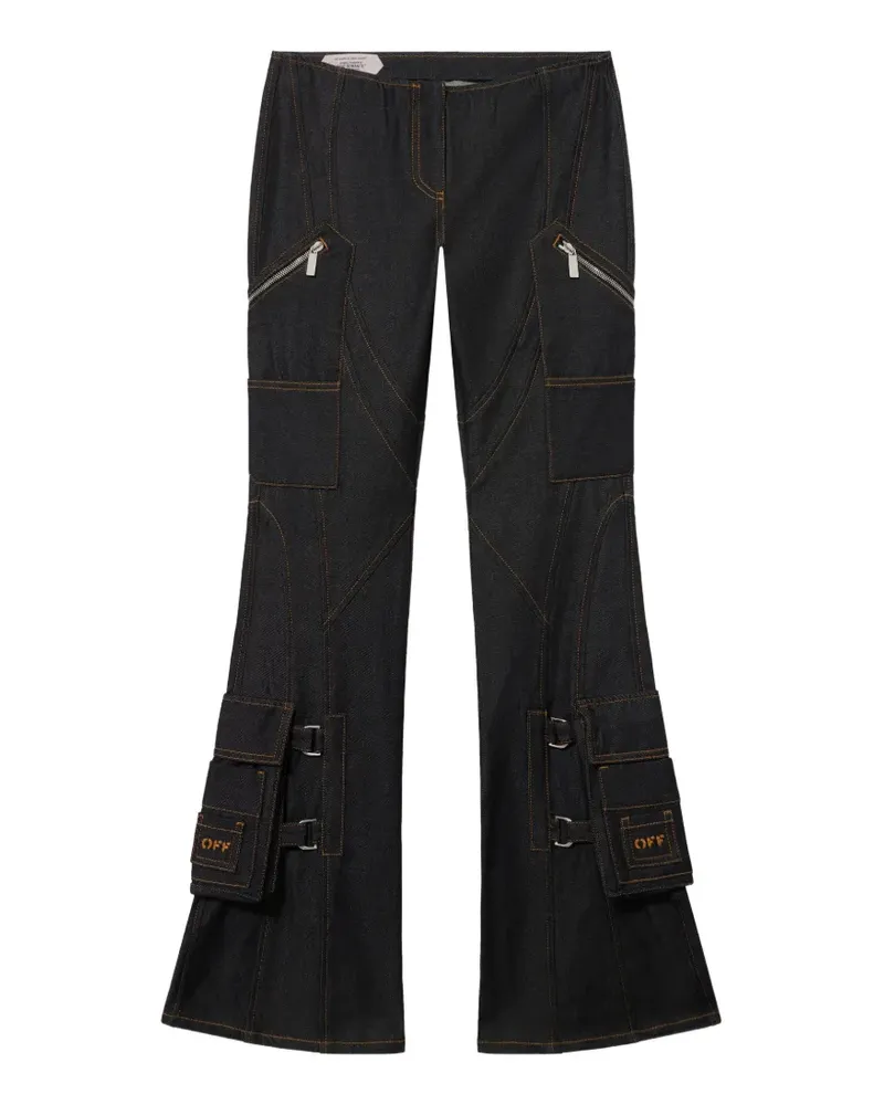 OFF-WHITE Ausgestelle Jeans - Schwarz Schwarz