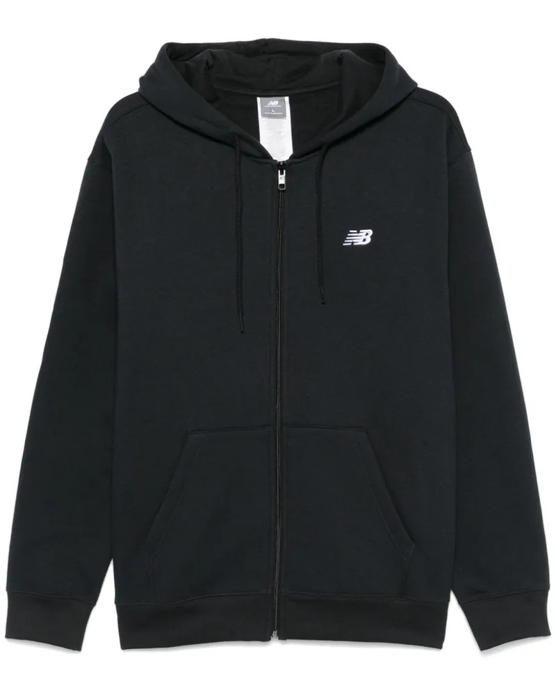New Balance Kapuzenjacke mit Reißverschluss - Schwarz Schwarz