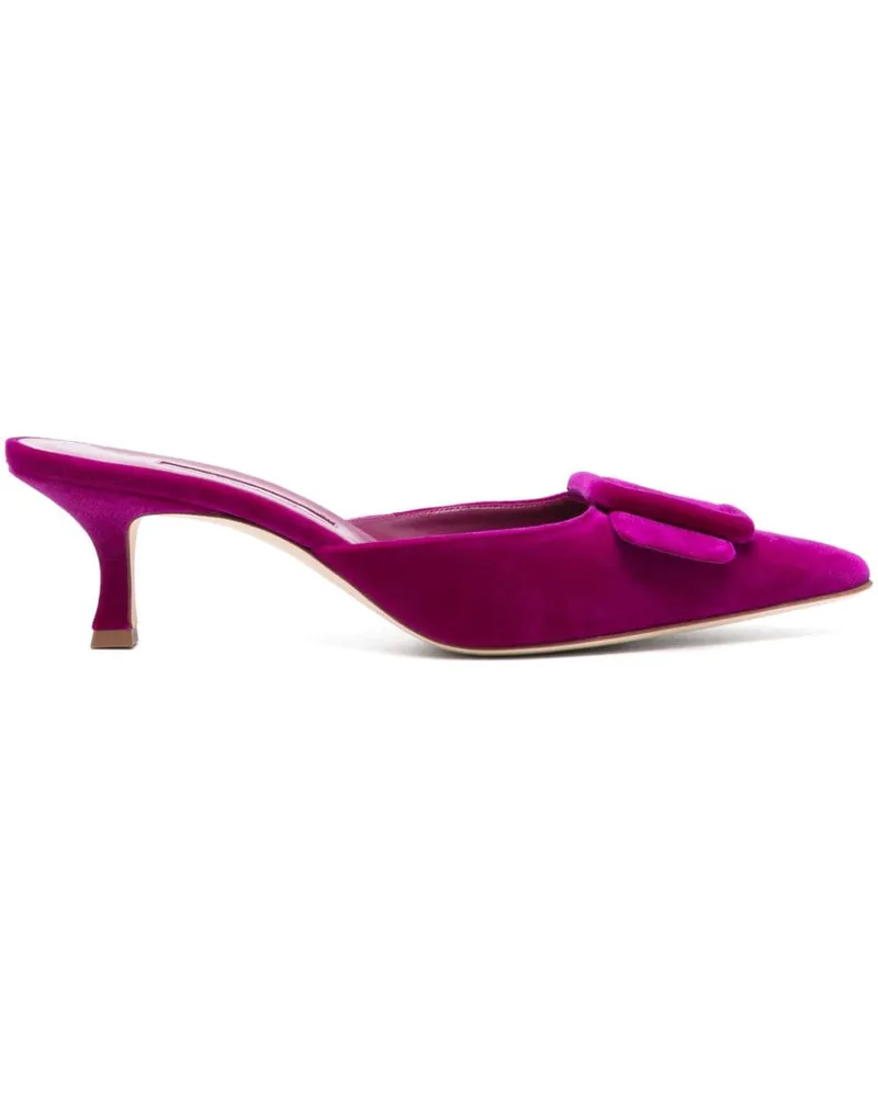 Manolo Blahnik Maysale Mules 50mm - Violett Violett