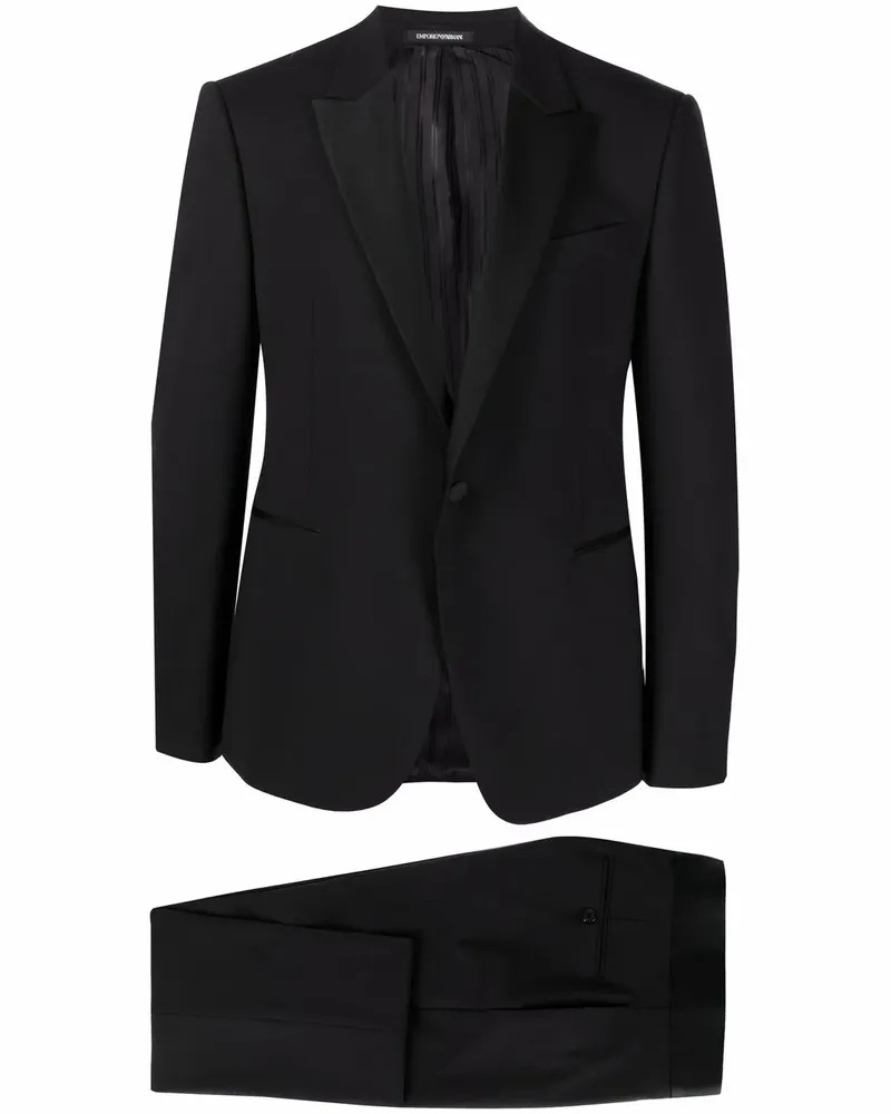 Emporio Armani Klassischer Anzug - Schwarz Schwarz