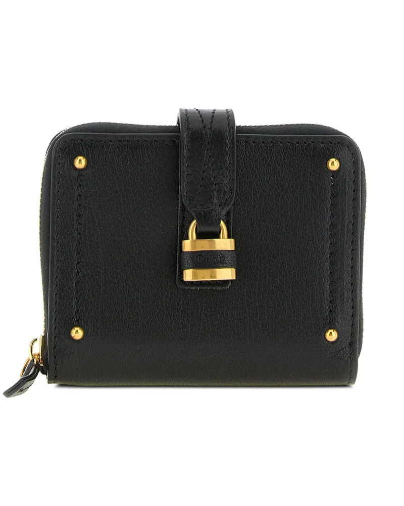Chloé Paddington Portemonnaie mit Schloss - Schwarz Schwarz