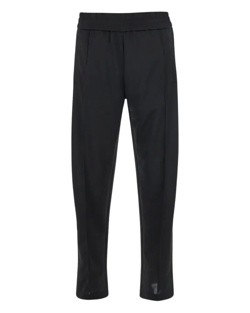 Palm Angels curved-logo track pants - Schwarz Schwarz
