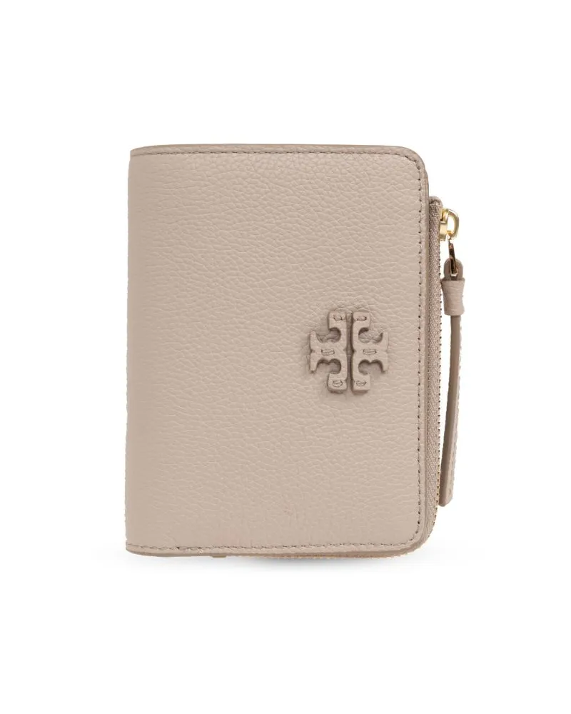 Tory Burch Portemonnaie mit Logo-Patch - Nude Nude