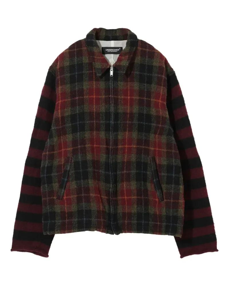 Undercover Karierte Jacke - Rot Rot
