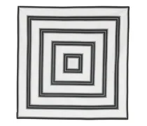 Popeline-Schal mit geometrischem Print