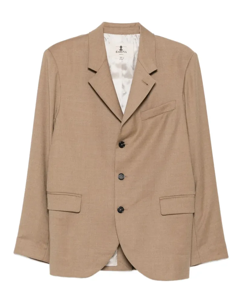 BARENA Faliero Blazer mit fallendem Revers - Nude Nude