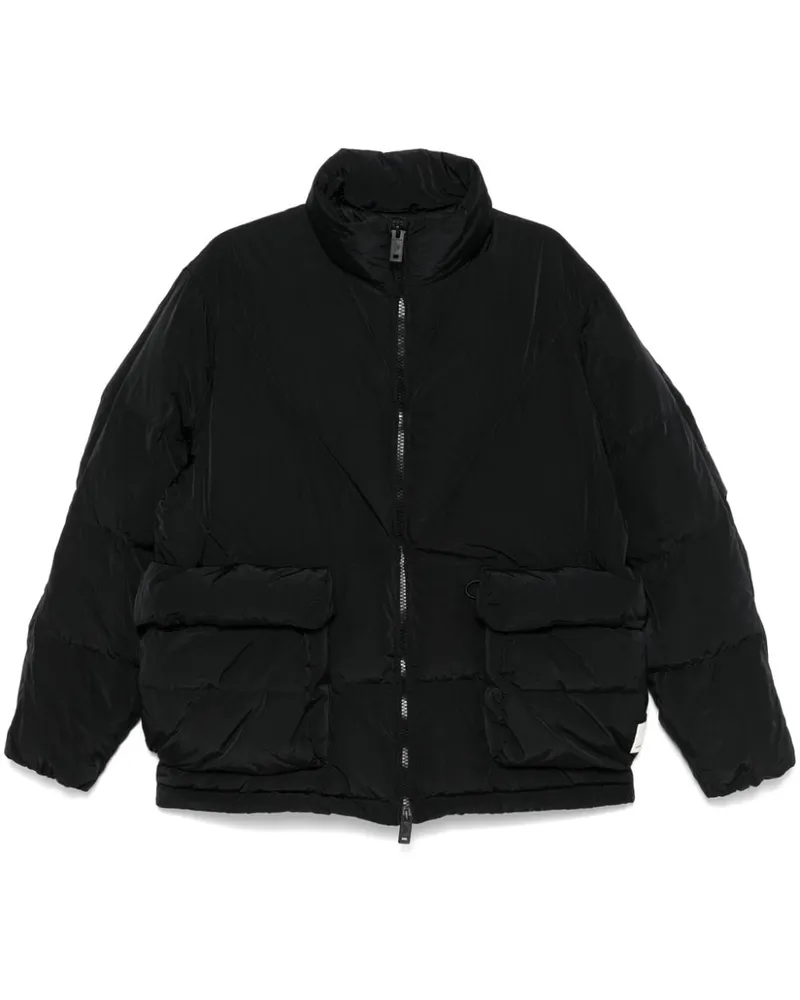 Emporio Armani Jacke mit Stehkragen - Schwarz Schwarz