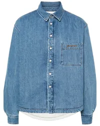 Jacquemus La Chemise Boulanger Hemdjacke aus Denim Blau