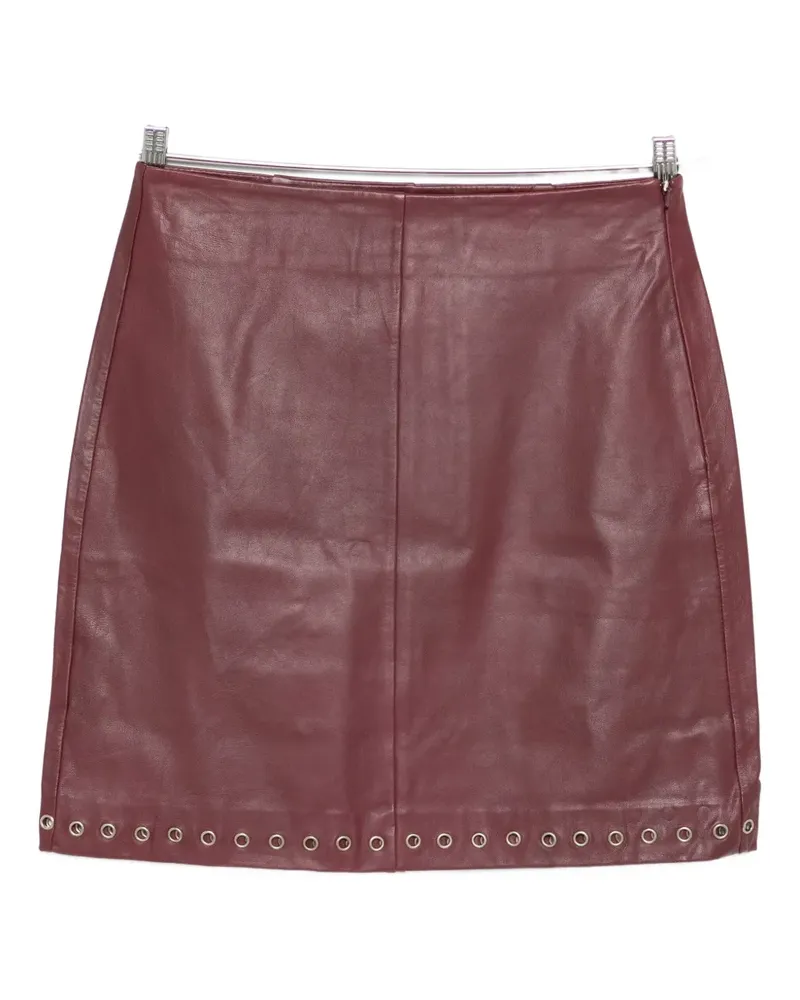 GIMAGUAS eyelet-embellished skirt - Rot Rot