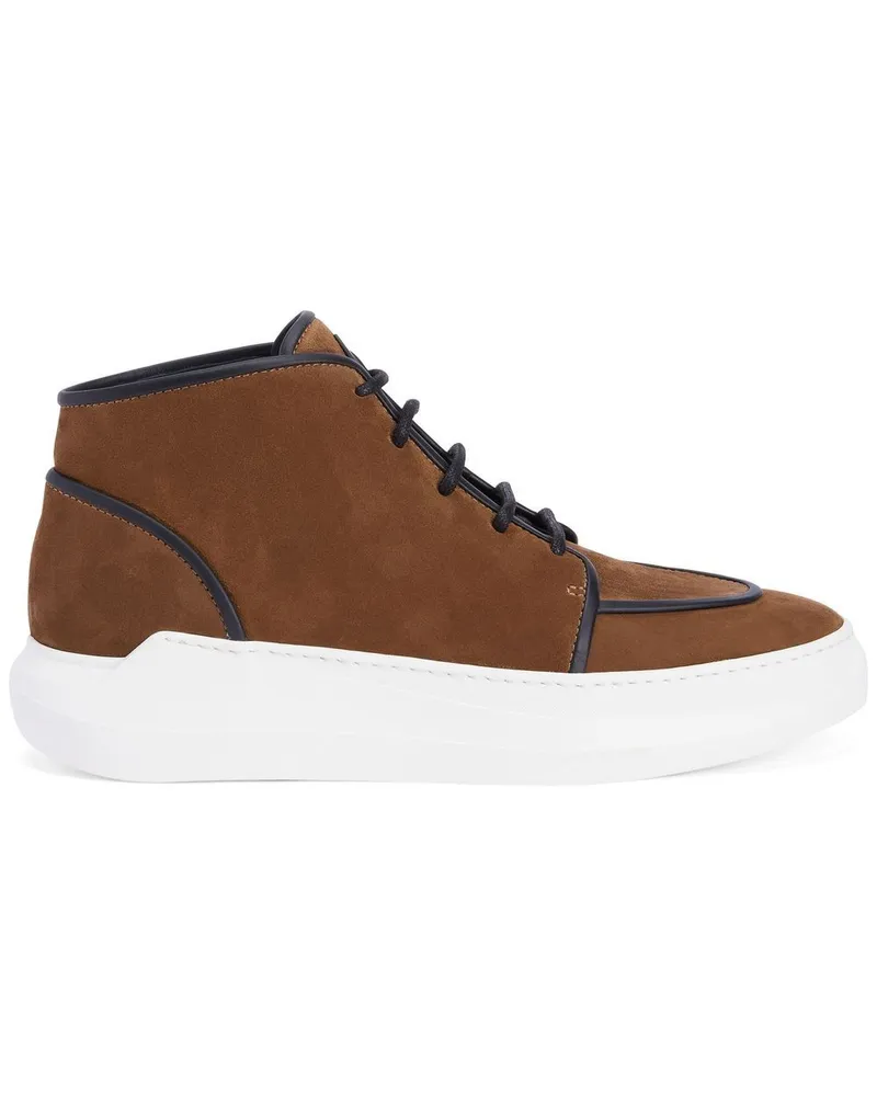 Giuseppe Zanotti Buvel High-Top-Sneakers Braun