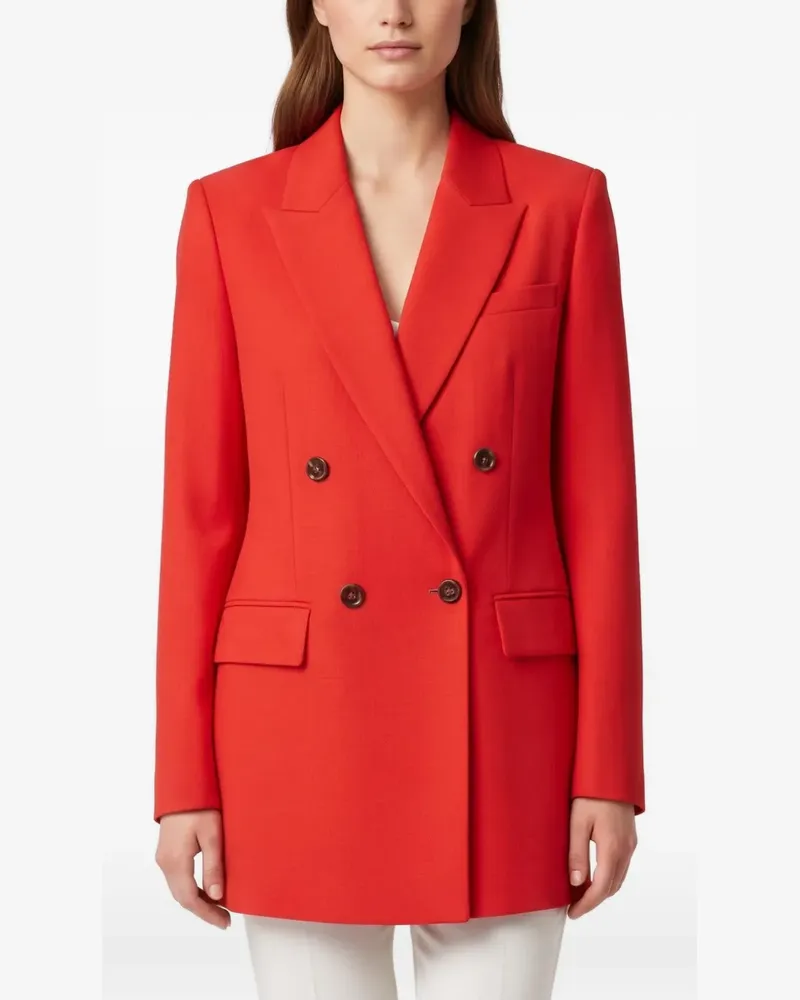 Max Mara Doppelreihiges Nebbie Sakko - Rot Rot