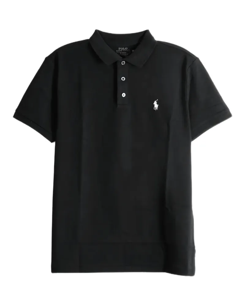 Ralph Lauren Poloshirt mit Logo-Stickerei - Schwarz Schwarz