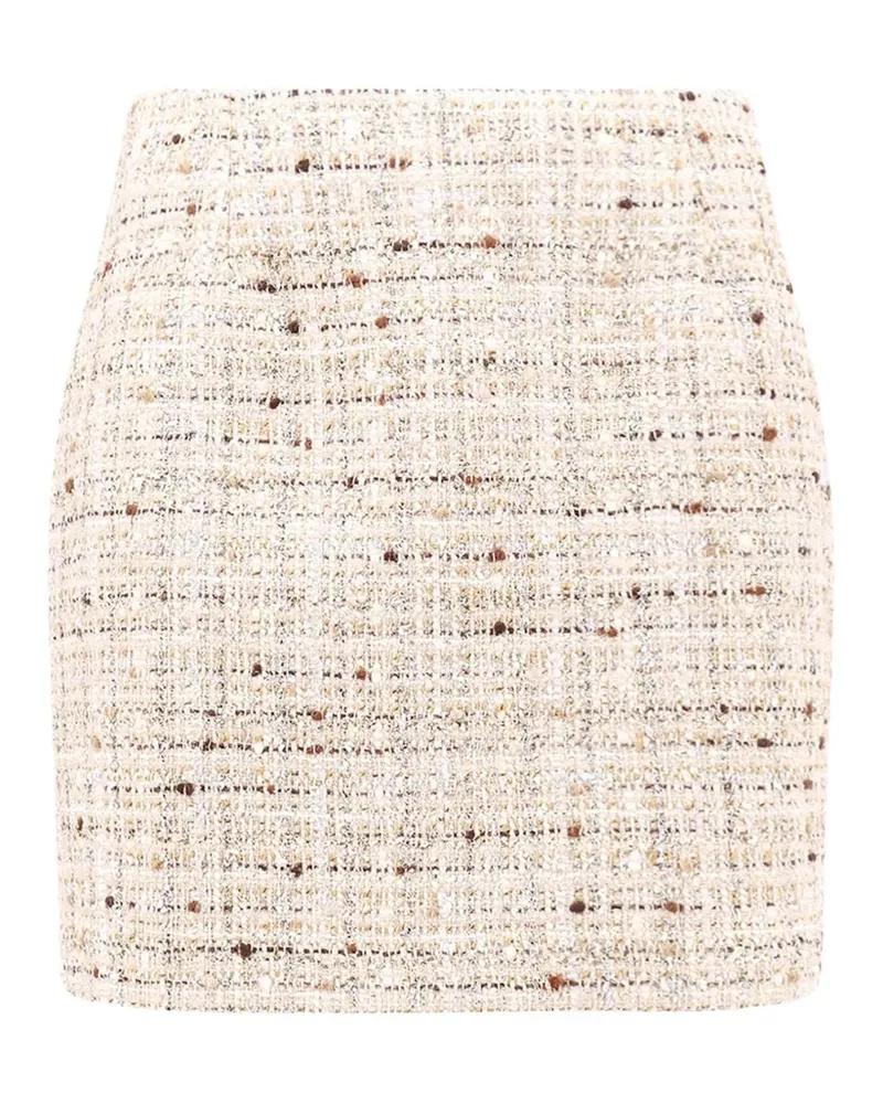 Tagliatore Minirock mit Tweed-Effekt - Nude Nude