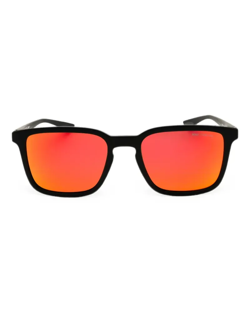 Nike Circuit rectangle-frame sunglasses - Schwarz Schwarz