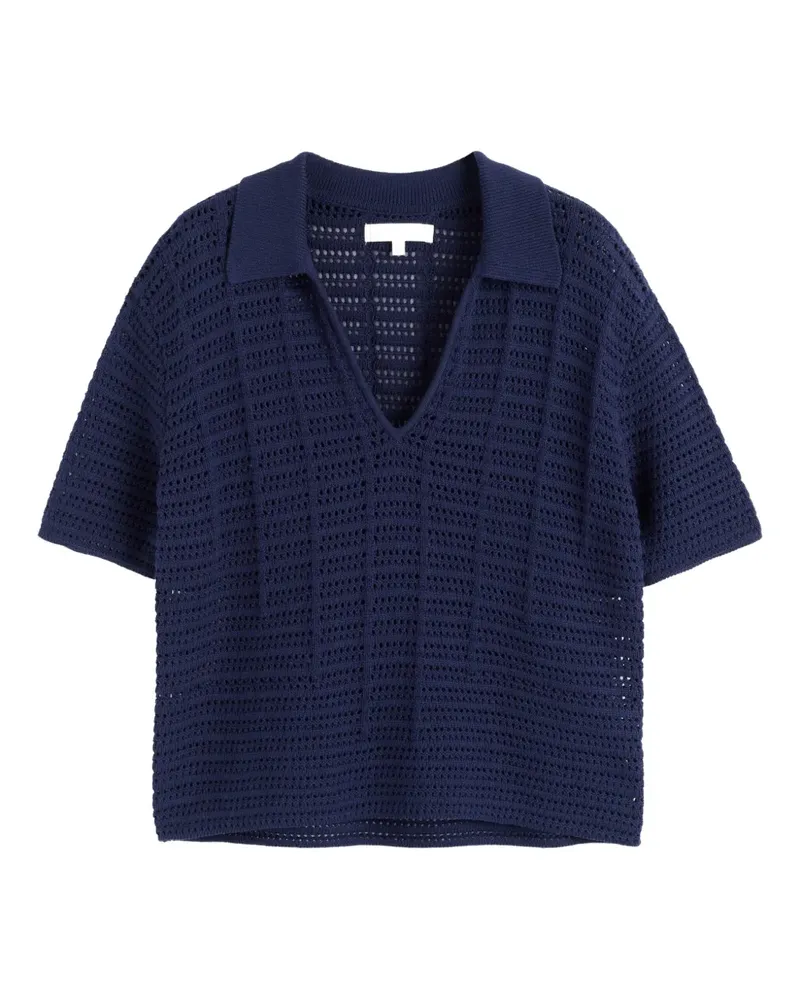 Chinti & Parker Gehäkeltes Short-Set - Blau Blau