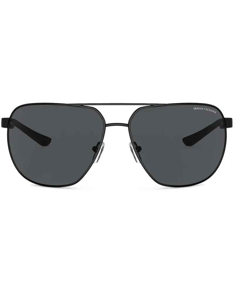 Armani Exchange Getönte Pilotenbrille - Schwarz Schwarz