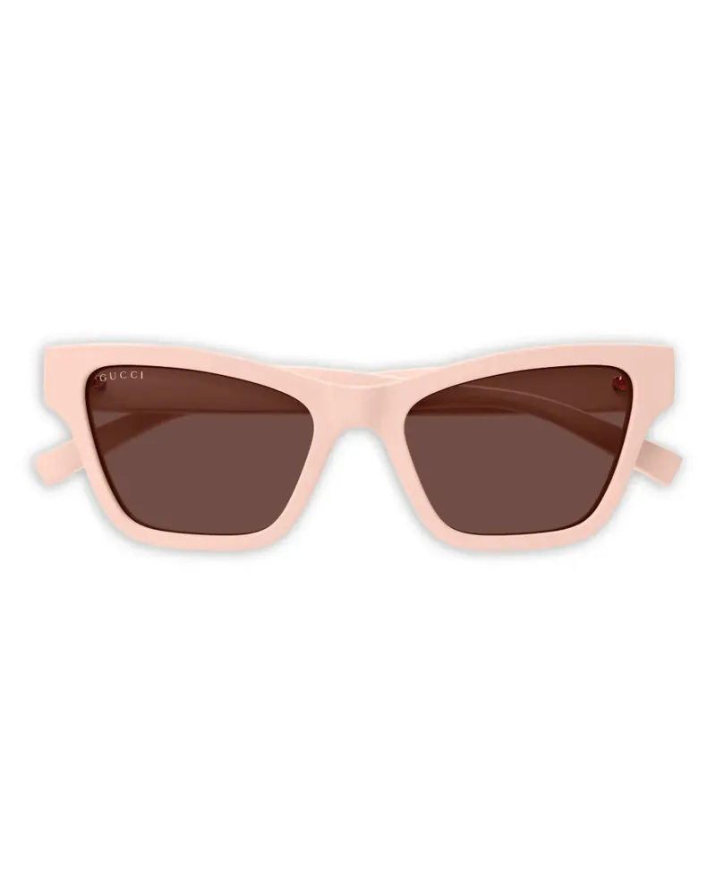 Gucci Geometrische Sonnenbrille - Rosa Rosa