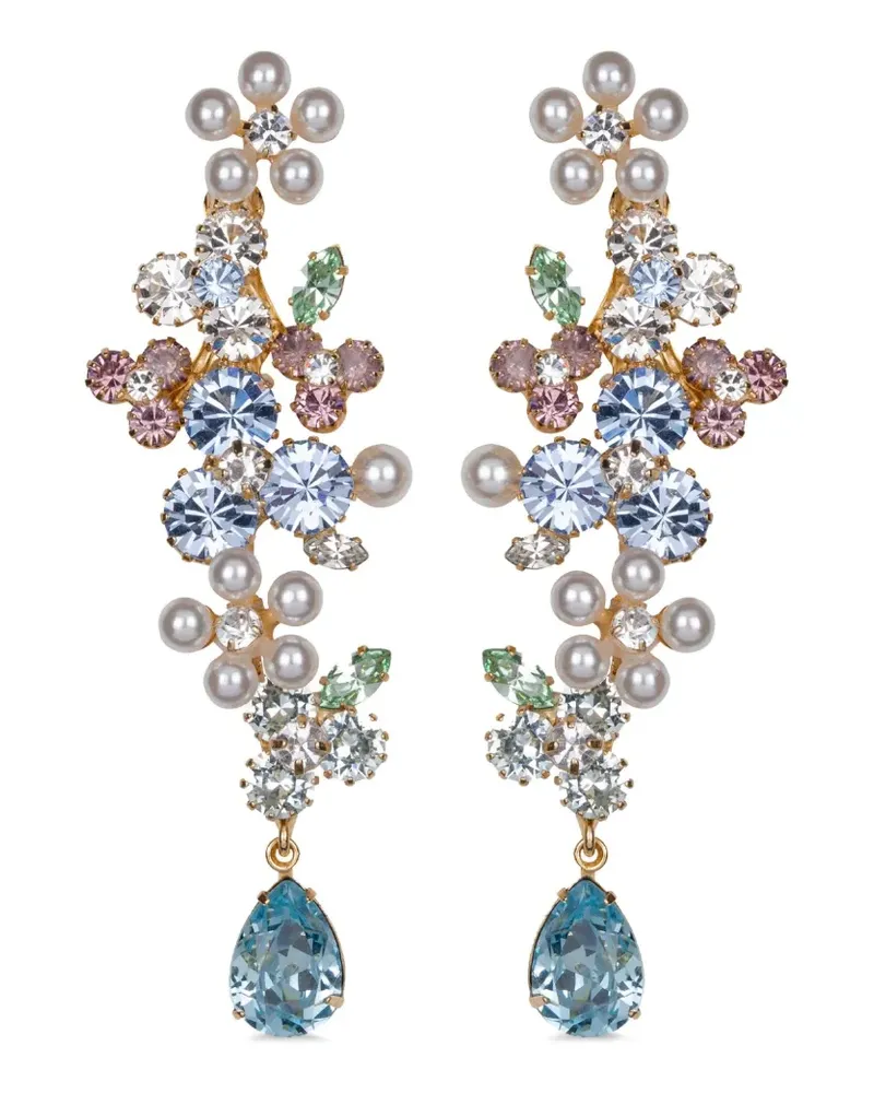 Jennifer Behr Virna Ohrringe - Blau Blau