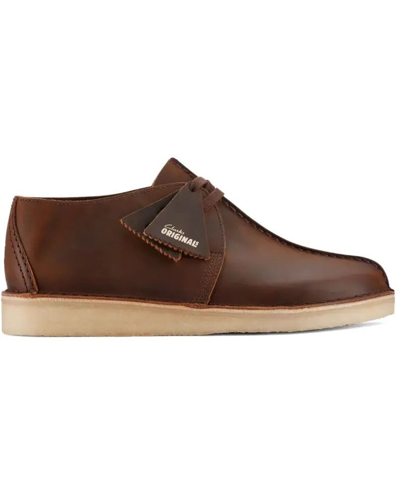 Clarks Schnürstiefel aus Leder - Braun Braun