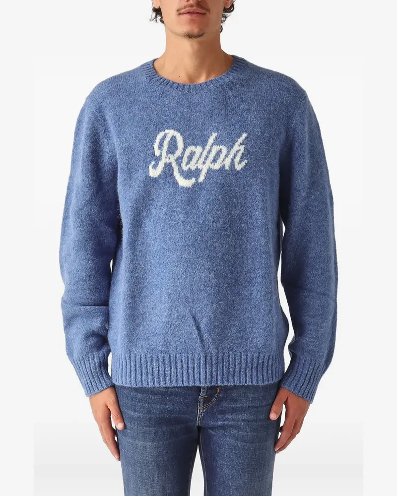 Ralph Lauren logo-embroidered sweater - Blau Blau