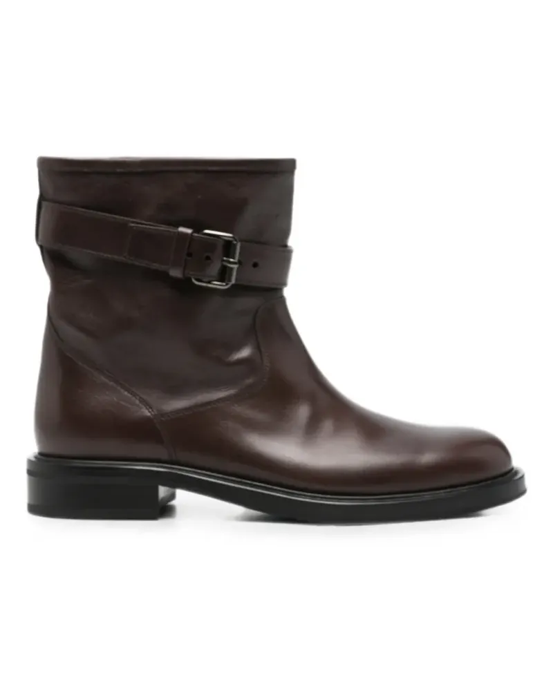 Church's buckle-fastening leather ankle boots - Braun Braun