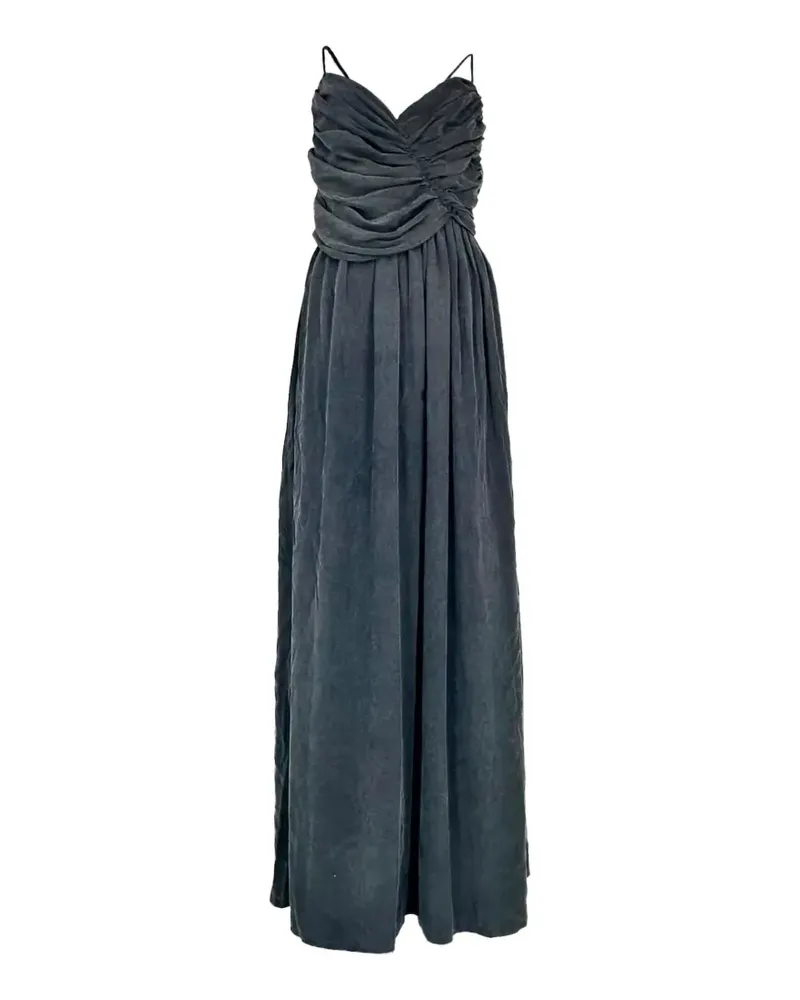 Zimmermann Gerafftes Maxikleid - Grau Grau