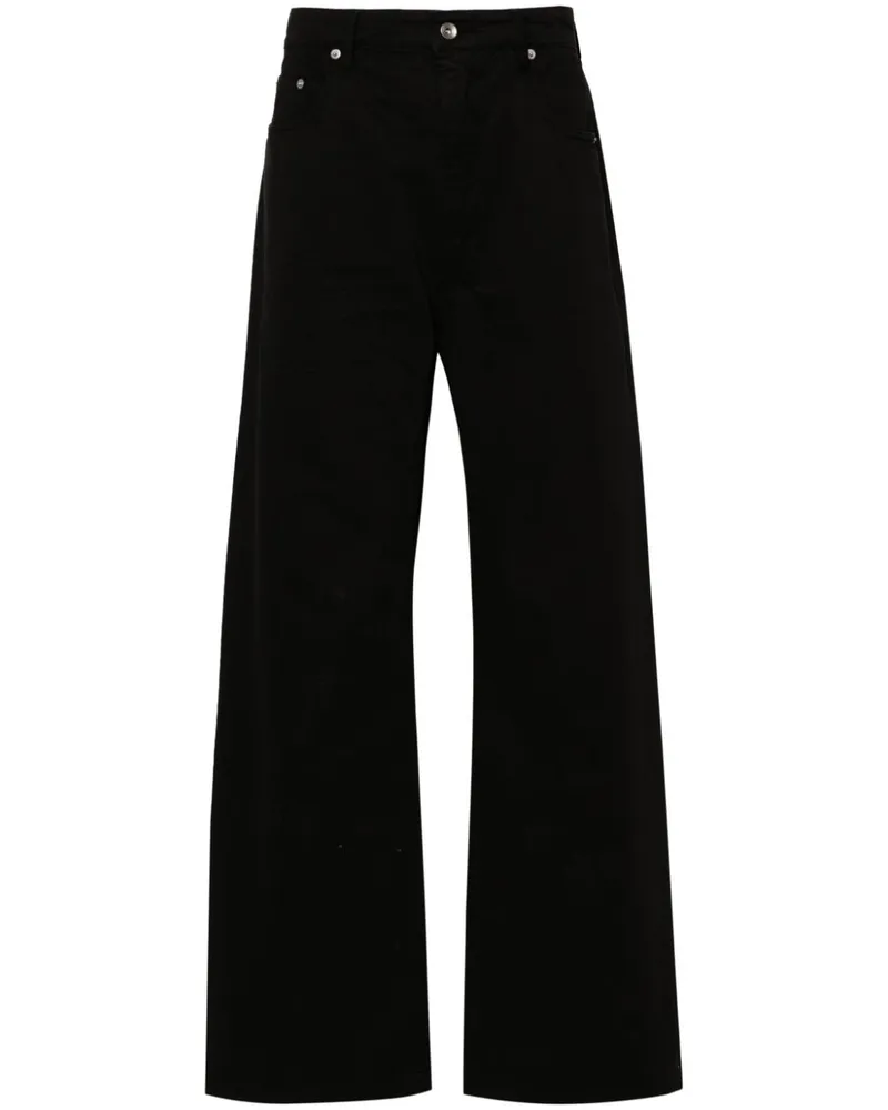 DRKSHDW by Rick Owens Halbhohe Geth Wide-Leg-Jeans Schwarz