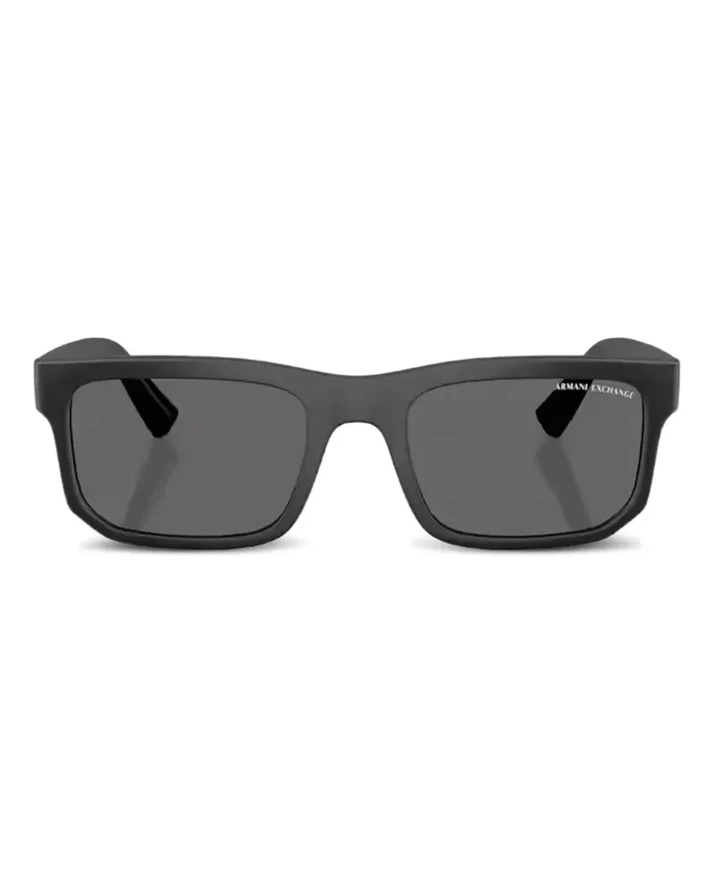 Armani Exchange Sonnenbrille mit eckigem Gestell - Schwarz Schwarz